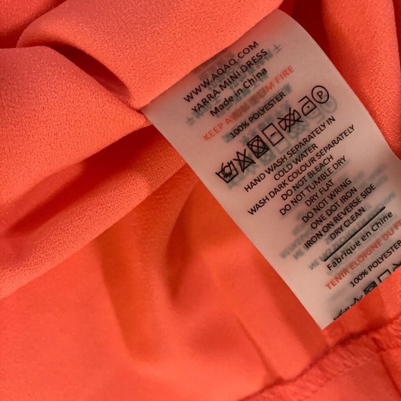 AQ/AQ Orange Mini Dress - Picture 8 of 10